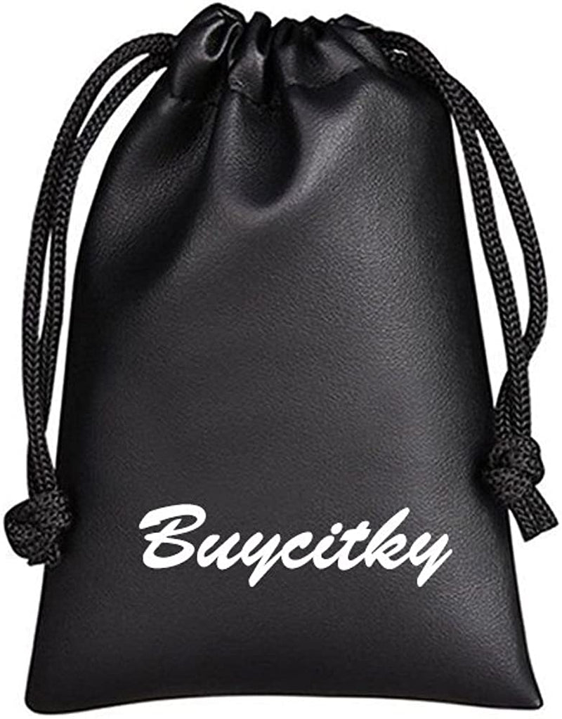 Buycitky 18K White Gold Plated Multicolor Black Cubic Zirconia Stud Earrings for Women Teen Girls Jewelry Apparel & Accessories > Jewelry > Earrings Buycitky