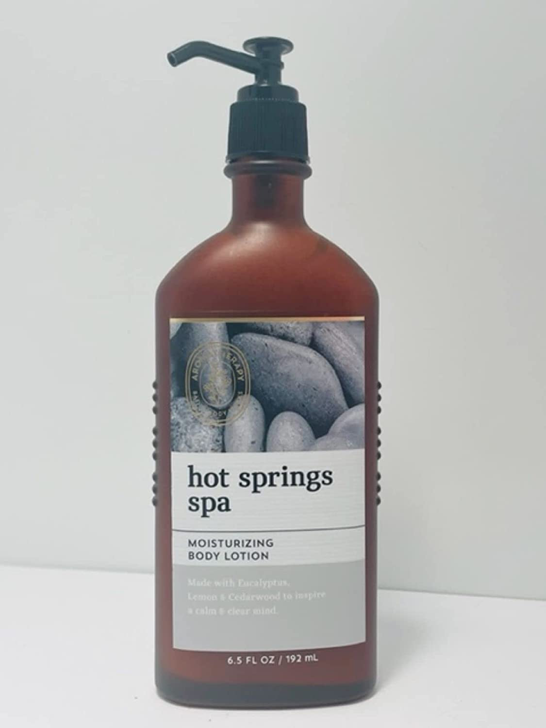 Bath and Body Works Aromatherapy Hot Springs Spa Body Lotion 6.5 Ounce Glass Pump Bottle Health & Beauty > Personal Care > Cosmetics > Bath & Body Bath and Body Works