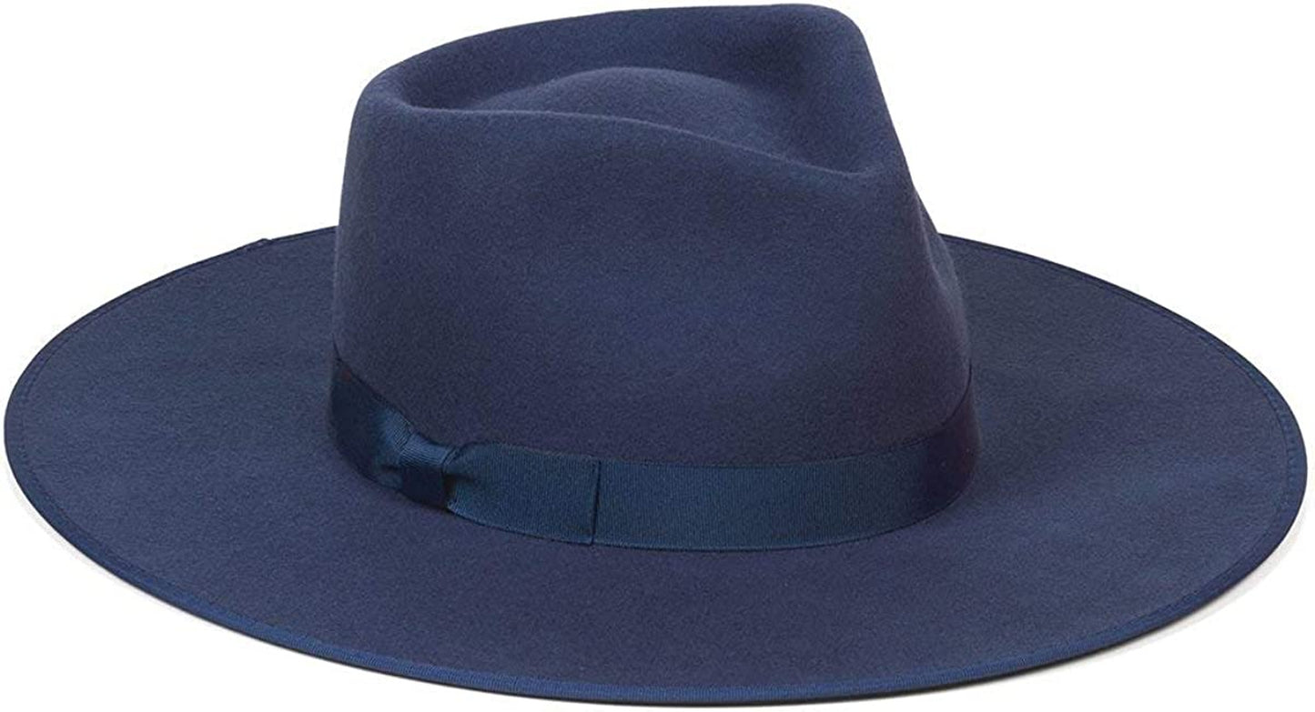 Lack of Color Women'S Rancher Fedora Hat Apparel & Accessories > Clothing Accessories > Hats Lack of Color Navy Blue Small