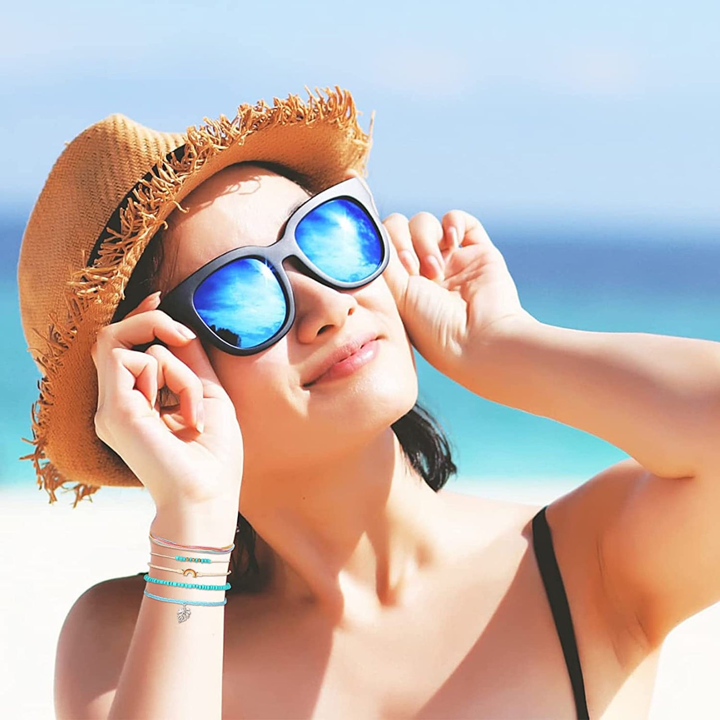 Choice of All String Bracelets for Teen Girls Boho Waterproof Bracelets Ankle Bracelets for Girls Christmas Gifts Wave Surfer Bracelets Summer Beach Anklets Apparel & Accessories > Jewelry > Anklets choice of all