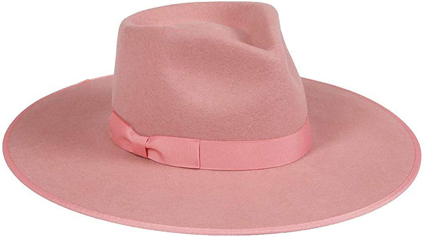 Lack of Color Women'S Rancher Fedora Hat Apparel & Accessories > Clothing Accessories > Hats Lack of Color Rose Pink Small