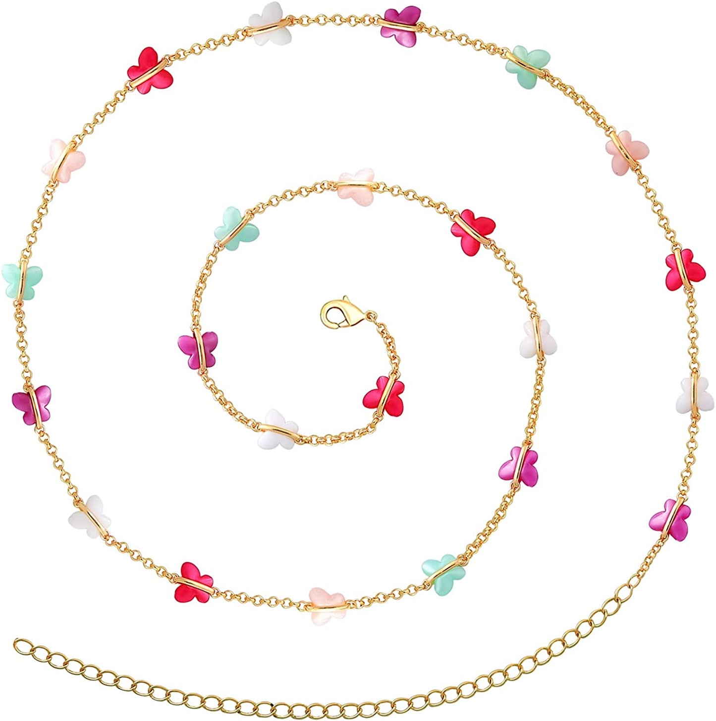 TOBENY 27.5/33.5/40 Inches Waist Belly Chains for the Waist for Women 14K Gold Plated Belly Chains for Women plus Size Body Chain for Women Teens Apparel & Accessories > Jewelry > Body Jewelry TOBENY I 39.3 Inches