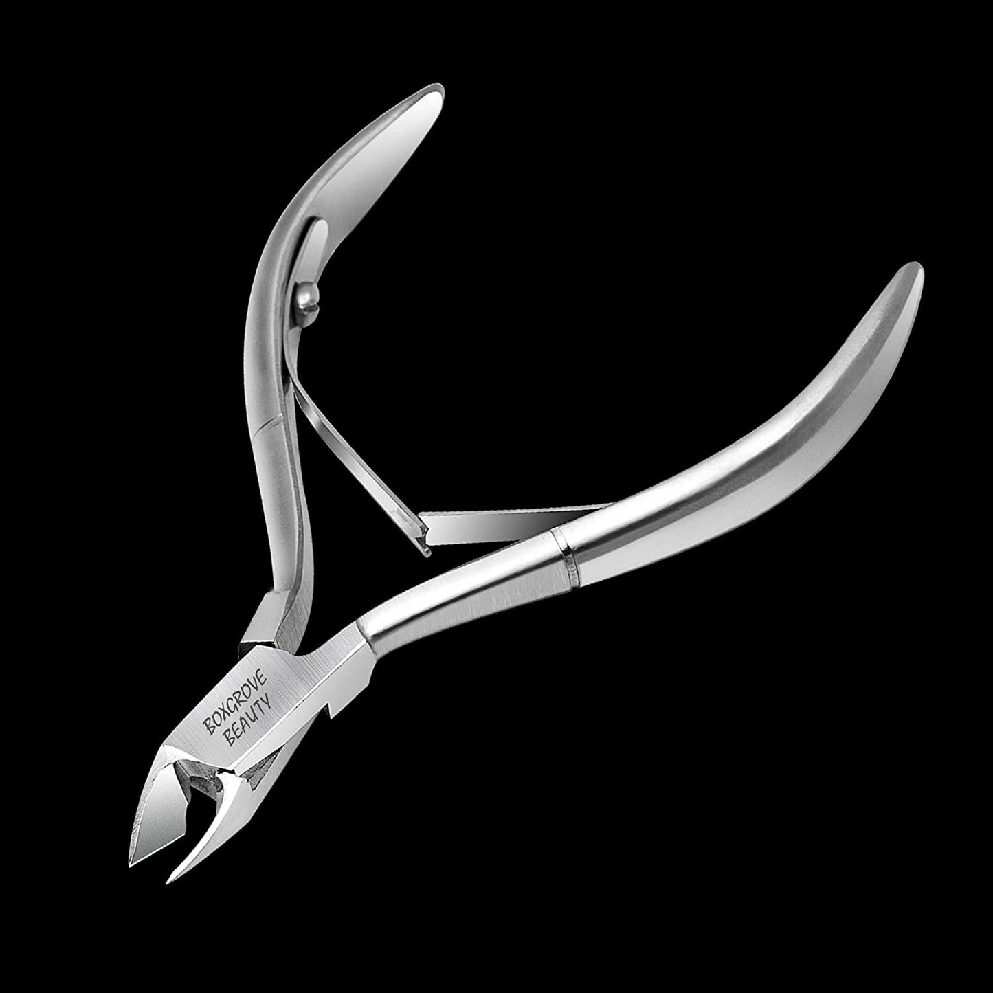 Professional Cuticle Cutter & Pusher Trimmer Manicure Tools with Double Spring– Perfect Nail Care Tool for Manicure & Pedicure Beauty at Home/Spa/Saloon (Silver) Health & Beauty > Personal Care > Cosmetics > Cosmetic Tools > Nail Tools BOXGROVE BEAUTY
