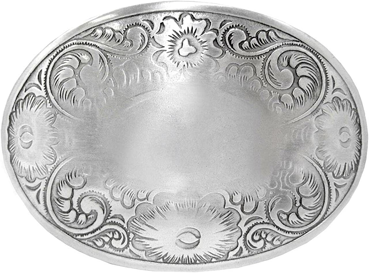 Western Floral Eagle Dogs Birds Star Replacement Belt Buckle Fits 1-1/2"(38Mm) Belt Strap-Multi-Style Options Apparel & Accessories > Clothing Accessories > Belt Buckles Belts.com Type Buckle Z3 - Ha0072 Antiquesilver 1-1/2"