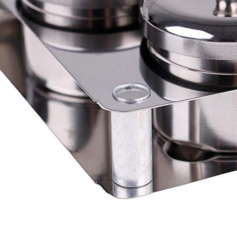 PIAOPIAONIU 3 Pieces Nail Art Equipment Cup Bowls Stainless Steel Acrylic Liquid Powder Cup Stainless Steel Nail Powder Holder Container with Lids for Nail Art Tools Health & Beauty > Personal Care > Cosmetics > Cosmetic Tools > Nail Tools PIAOPIAONIU
