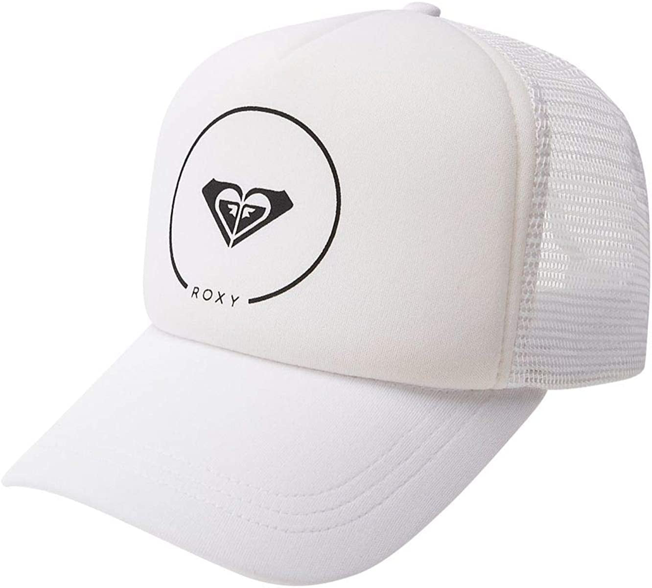 Roxy Women'S Truckin Trucker Hat Apparel & Accessories > Clothing Accessories > Hats Roxy Bright White Exc One Size