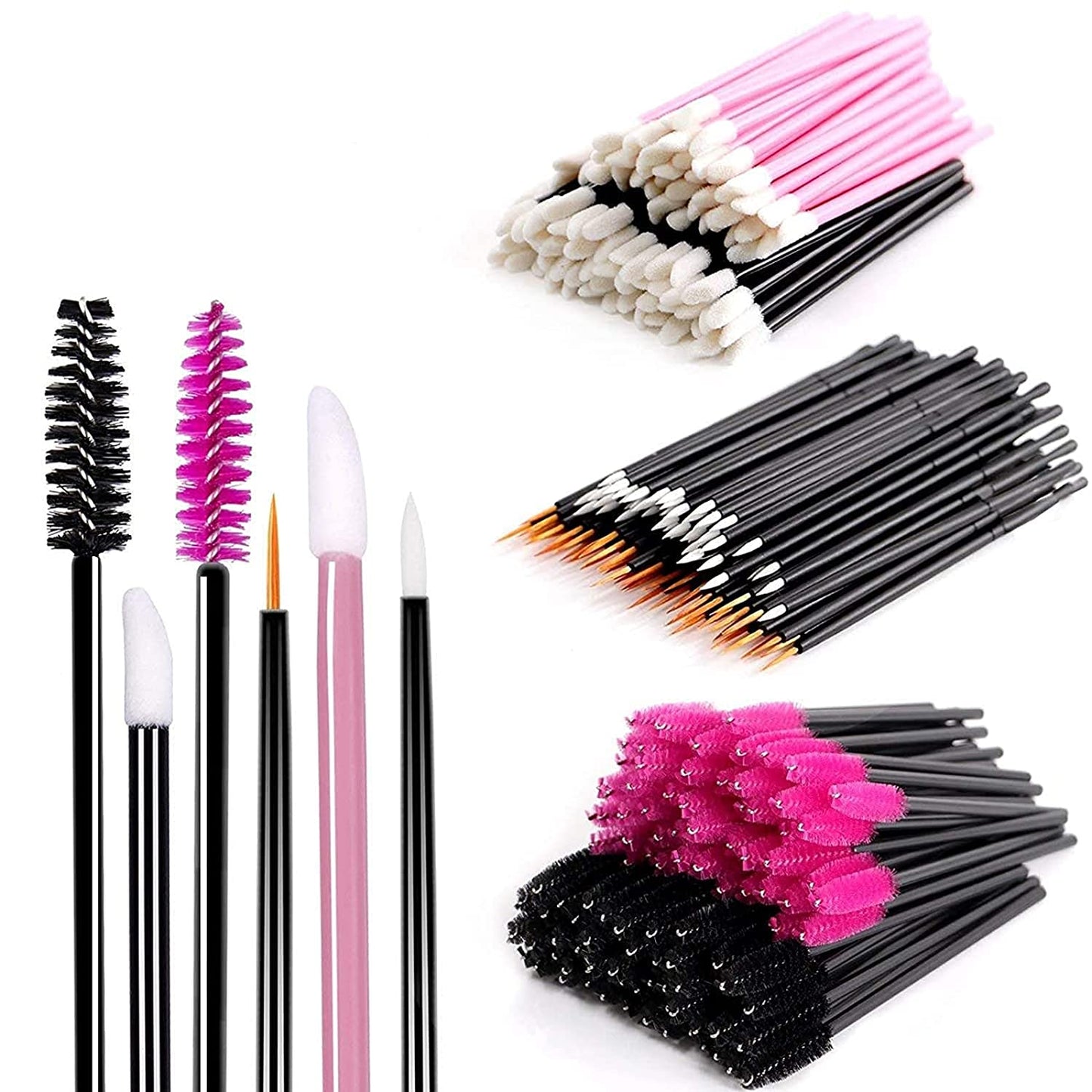 Disposable Mascara Wands Makeup Applicators - Mascara Brushes Lipstick Applicators Eyeliner Brushes Btartbox 300PCS Makeup Applicators Brushes Tools Kit Health & Beauty > Personal Care > Cosmetics > Cosmetic Tools > Makeup Tools BTArtbox