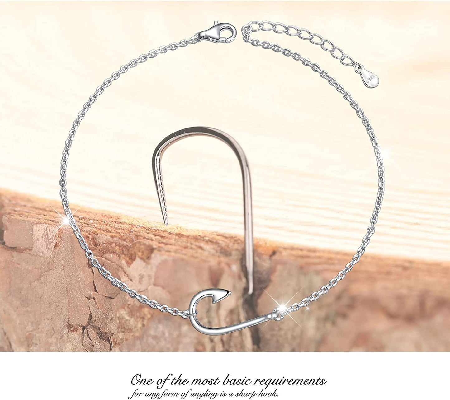 DAOCHONG Anklet for Women S925 Sterling Silver Adjustable Foot Chain Ankle Bracelet Anklets Jewelry Apparel & Accessories > Jewelry > Anklets harmonyball jewelry