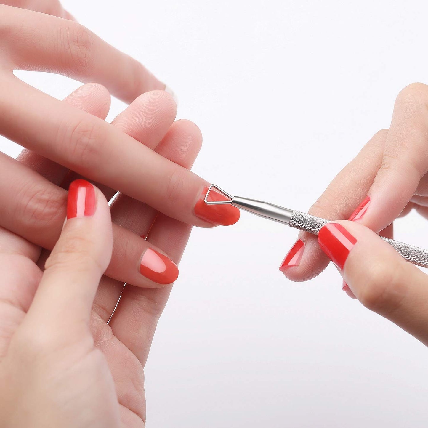 Cuticle Trimmer with Cuticle Pusher -YINYIN Cuticle Remover Cuticle Nippers Professional Stainless Steel Cuticle Pusher and Cutter Clippers Durable Pedicure Manicure Tools for Fingernails and Toenails Health & Beauty > Personal Care > Cosmetics > Cosmetic Tools > Nail Tools YINYIN