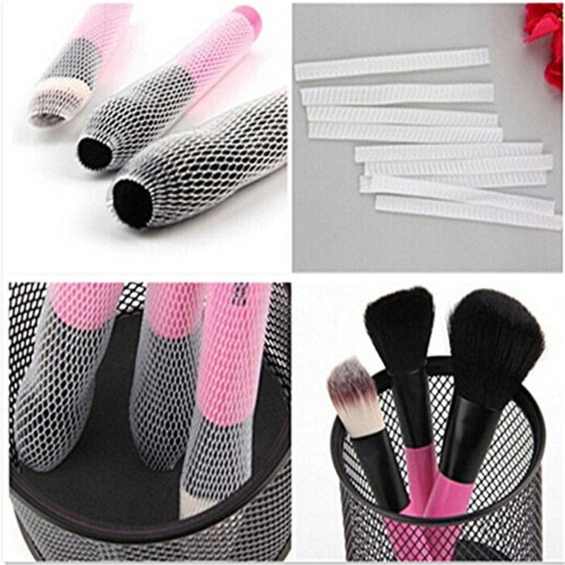 GBSTORE 100Pcs Makeup Cosmetic Beauty Brush Protector Pen Guards Make up Brushes Sheath Mesh Netting Protector Cover Makeup Tools Health & Beauty > Personal Care > Cosmetics > Cosmetic Tools > Makeup Tools GBSTORE