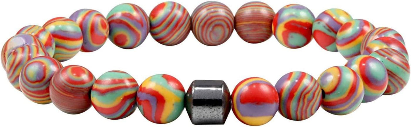 Black Slimming Bracelet Anklet Adjustable Drainage Bracelet Anklet Healing Crystal Stones Bracelet Chakra Energy Protection Gift Apparel & Accessories > Jewelry > Anklets Generic