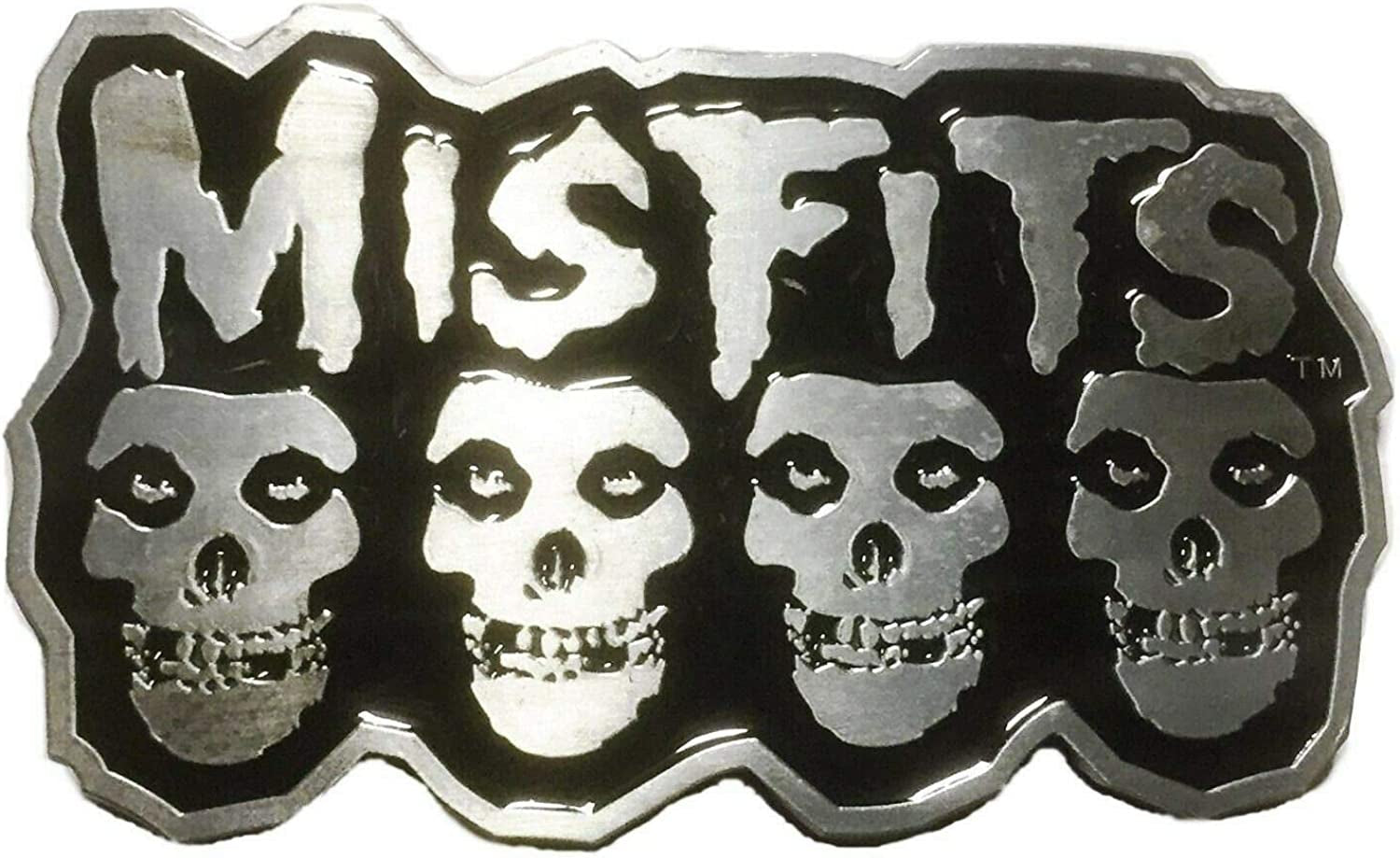 Misfits Rock Band Name Logo Metal Enamel Belt Buckle Apparel & Accessories > Clothing Accessories > Belt Buckles Misfits