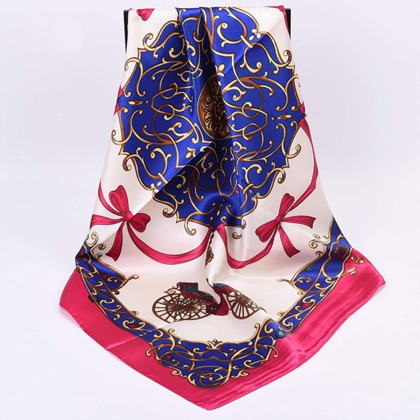 5PCS Large Satin Head Scarves - Silk Square like Neck Scarf Hair Wraps Headscarf for Sleeping Head Scarf Bundle 35 Inch Apparel & Accessories > Clothing Accessories > Bandanas & Headties Stlvoll