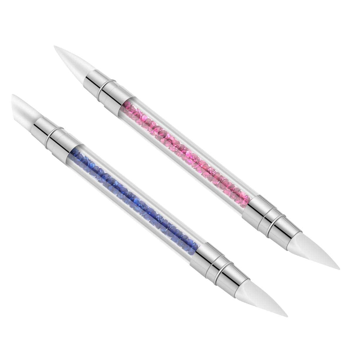 5Pcs Nail Art Sculpture Pen Dual Tipped Silicone Nail Tool Rhinestone Nail Polish Carving Pen Rubber Tip Nail Brushes Health & Beauty > Personal Care > Cosmetics > Cosmetic Tools > Nail Tools BTYMS