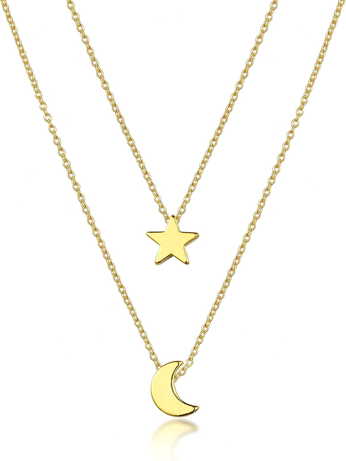 6/10/12 PCS Multiple DIY Layered Choker Necklace Pack for Teens - Gold Y Pendant Necklace for Women - Gold Silver Chokers for Teen Girls