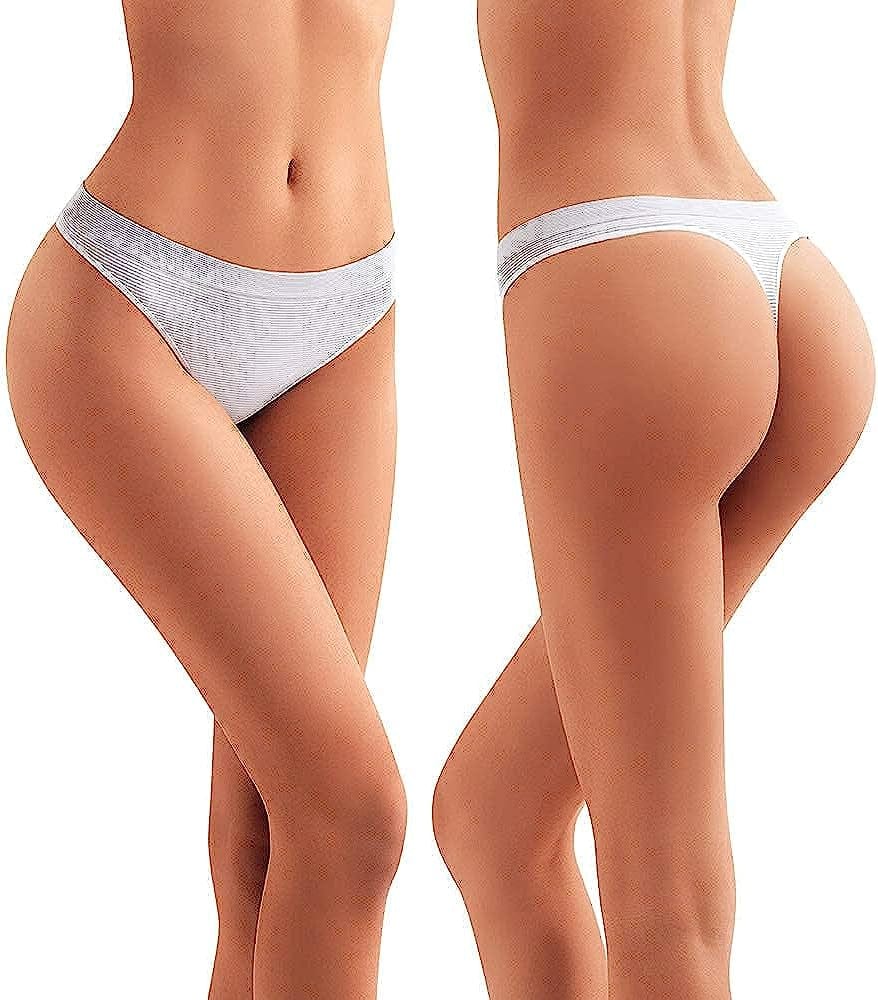 6 Pack No Show Thong Pack for Women Thongs for Women Seamless Thongs for Women Pack Thong Underwear Women