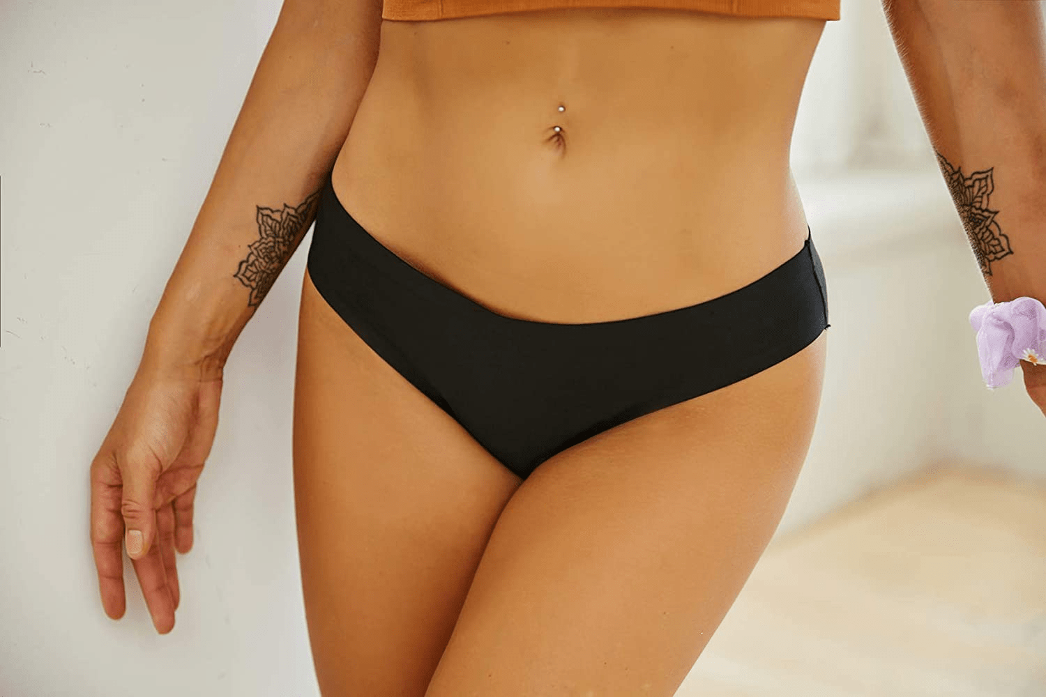 6 Pack Women’S Seamless Hipster Underwear No Show Panties Invisibles Briefs Soft Stretch Bikini Underwears XS-XL Apparel & Accessories > Clothing > Underwear & Socks > Underwear KYLIE MAX