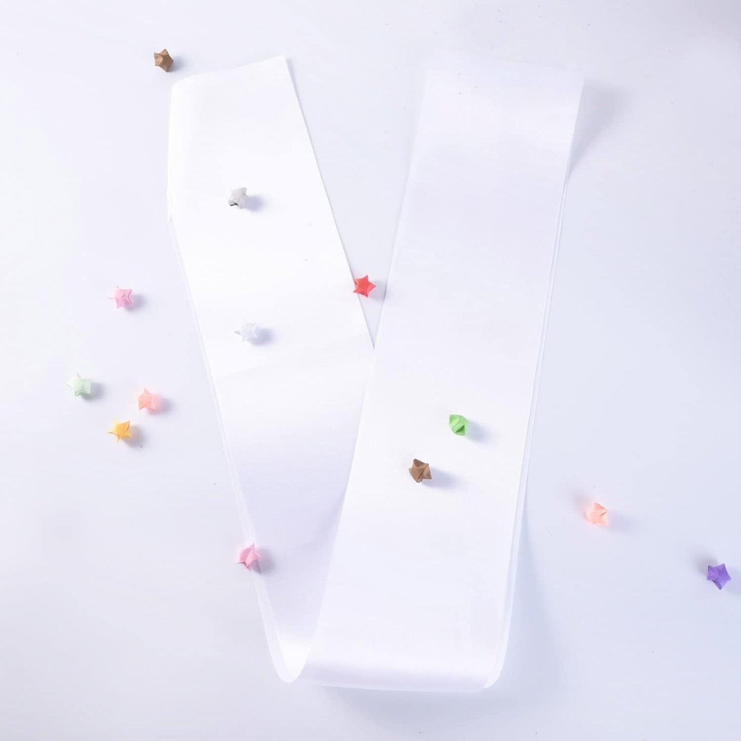 6 Pieces Blank Satin Sash White Pageants Sash Blank Satin Sash Plain Sashes for DIY, Wedding, Hen Party, Beauty Pageant Graduation Party Decorations Apparel & Accessories > Clothing Accessories > Sashes BBTO