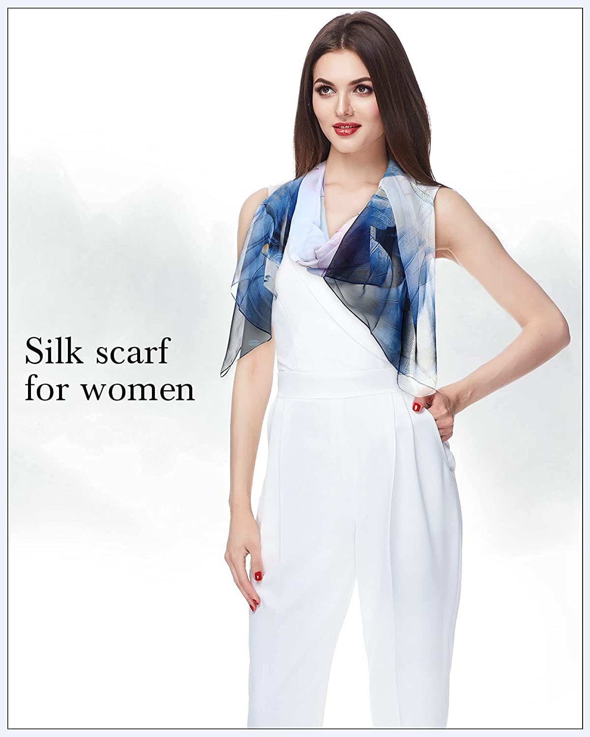 6 Pieces Scarf for Women Print Floral Pattern Scarf Lightweight Shawl Mixed Color Wrap Shawl Headscarf Neck Cover for Women Girls,62 X 20 Inches Apparel & Accessories > Clothing Accessories > Scarves & Shawls Zhanmai