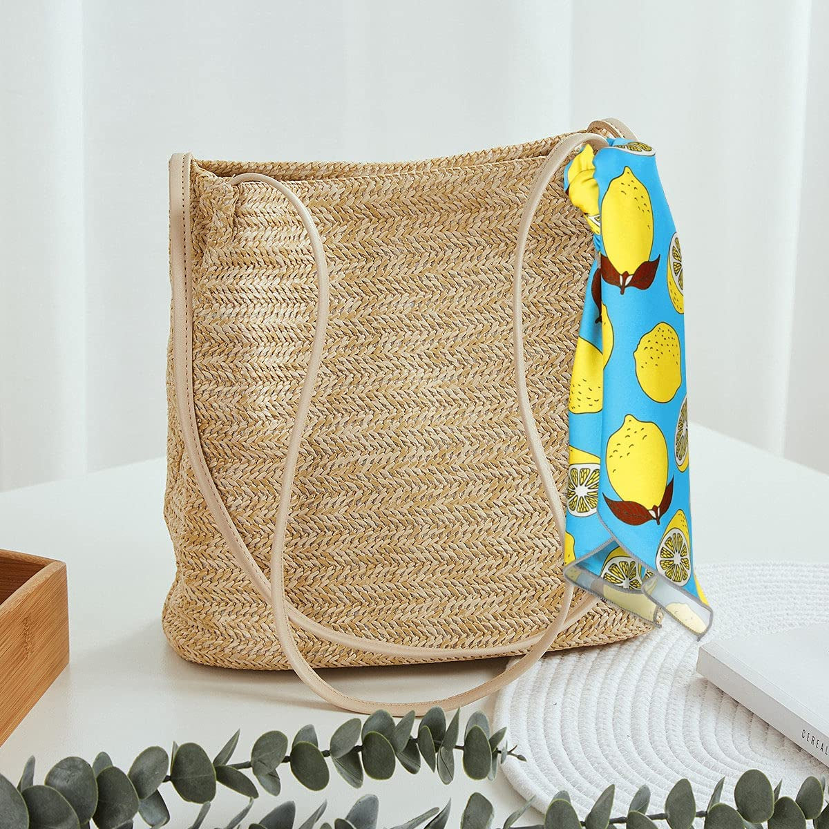 GERINLY Cute Bandana for Women Fruits Printed Square Hair Scarf Headband Summer Accessories Apparel & Accessories > Clothing Accessories > Bandanas & Headties GERINLY