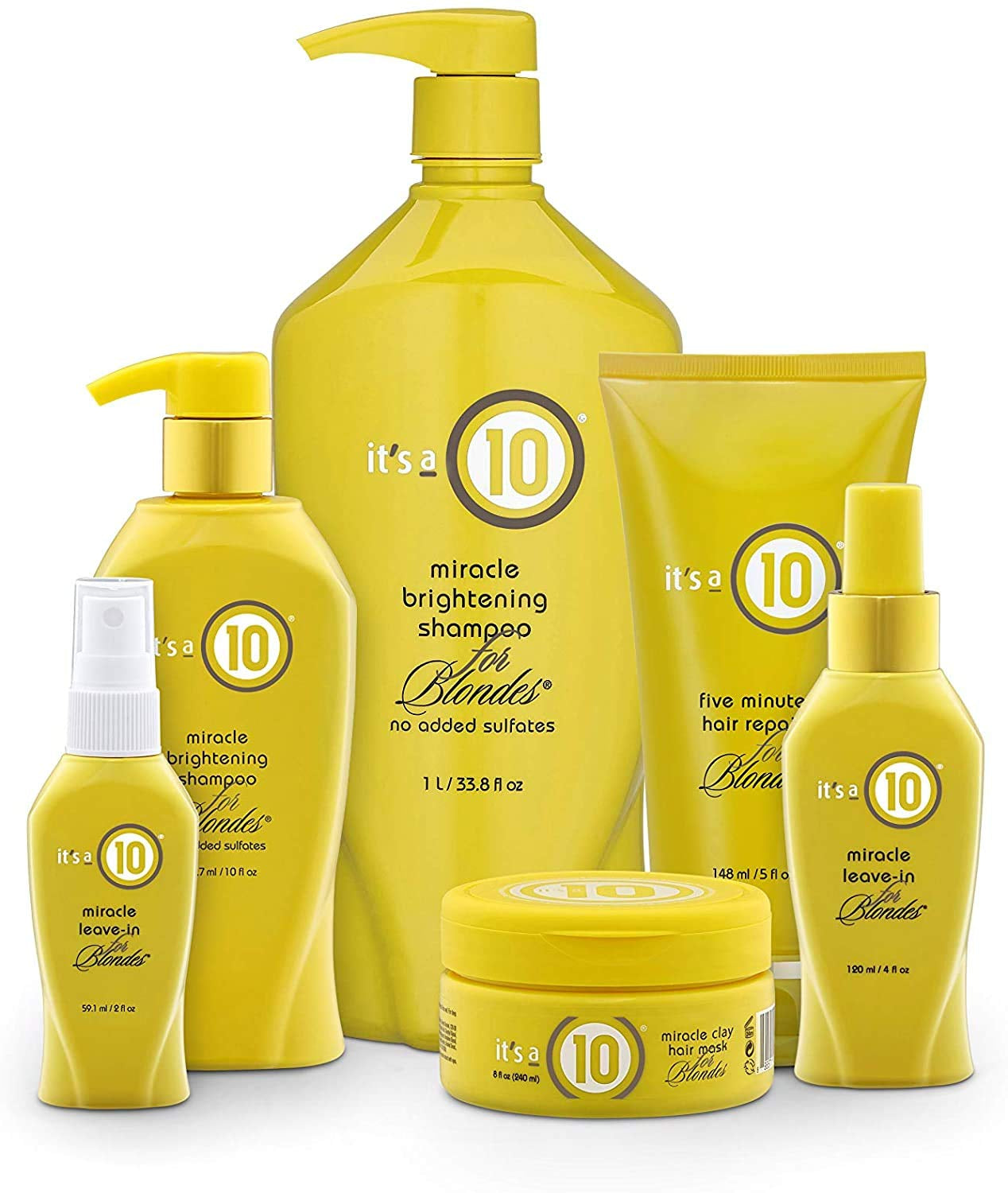 It'S a 10 Haircare Miracle Leave-In for Blondes, 4 Fl. Oz. Health & Beauty > Personal Care > Hair Care It's a 10 Haircare