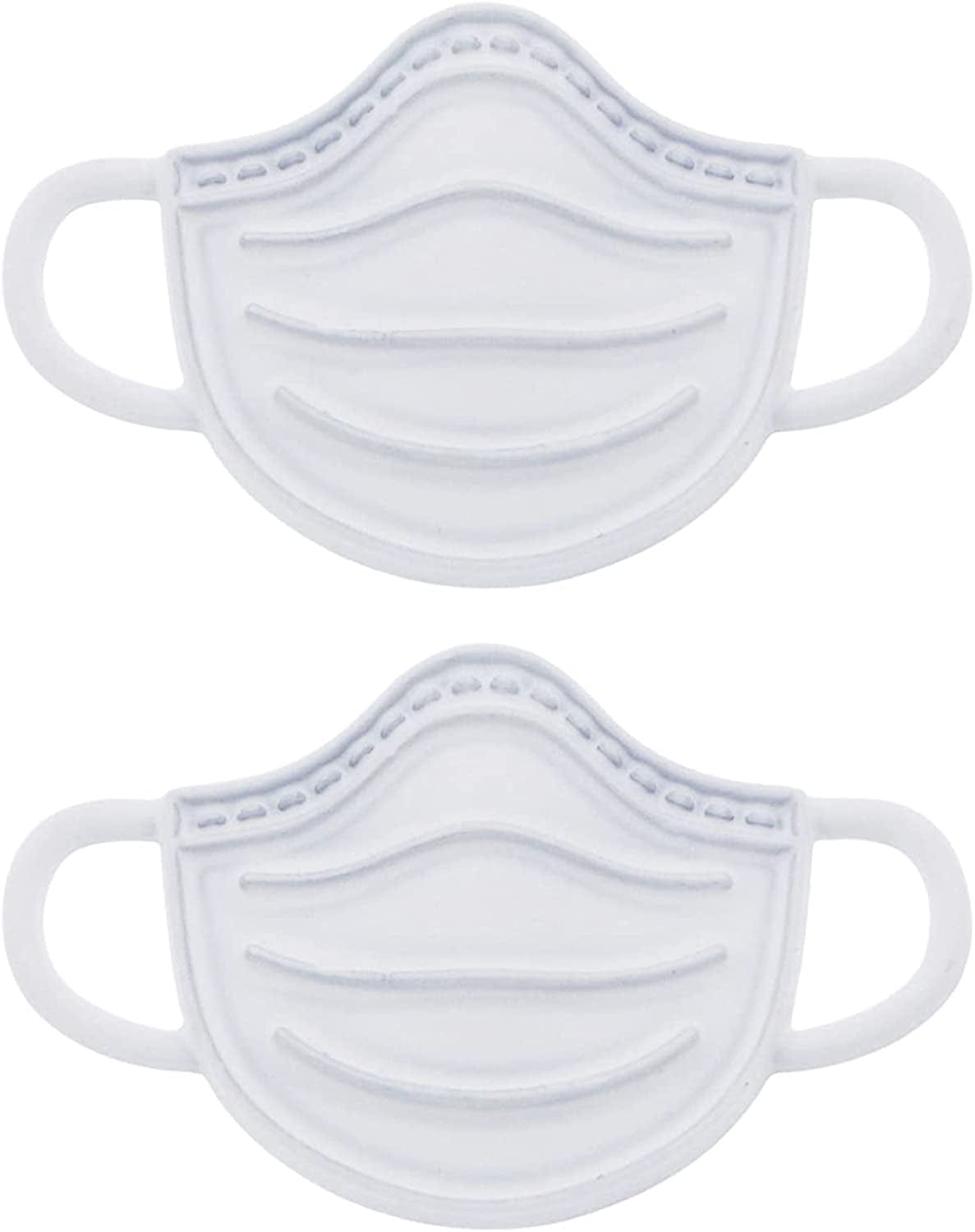 60Pcs Mixed Colors Face Mask Charms Enamel Gold Plated Pendant for DIY Jewelry Making Necklace Bracelet Earring Jewelry Accessories