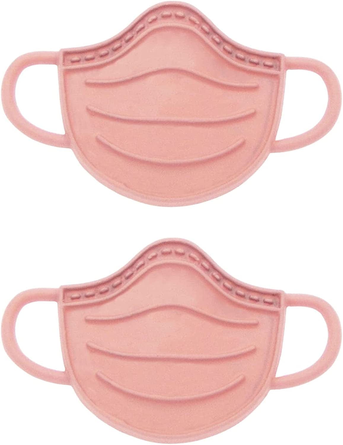 60Pcs Mixed Colors Face Mask Charms Enamel Gold Plated Pendant for DIY Jewelry Making Necklace Bracelet Earring Jewelry Accessories