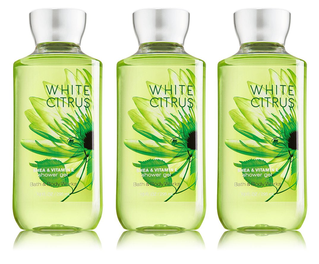 Lot of 3 Bath & Body Works White Citrus 8.0 Oz Shower Gel Health & Beauty > Personal Care > Cosmetics > Bath & Body Bath and Body Works