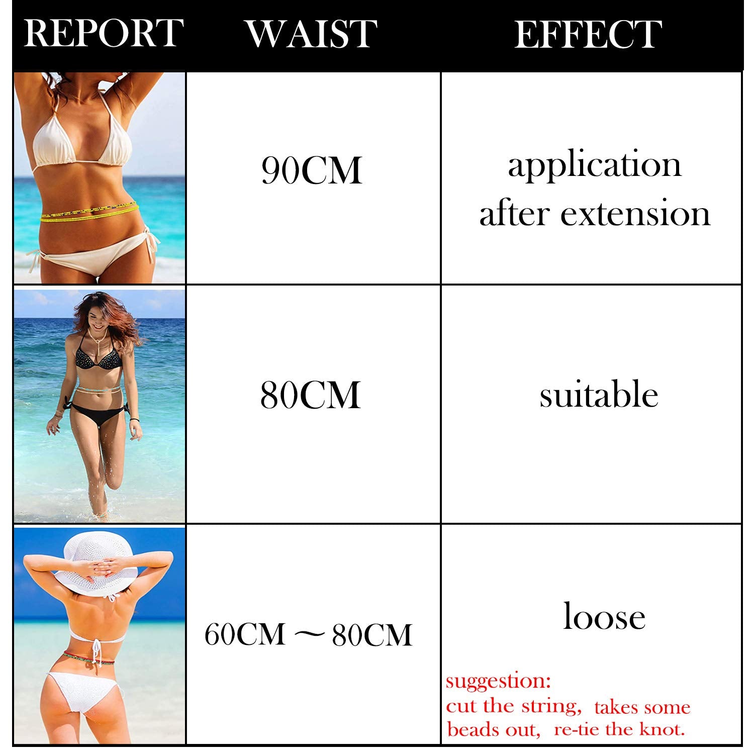 Tuoshei 10 Piece Summer Jewelry Waist Bead Set,Colorful Waist Bead, Belly Bead, African Waist Bead, Body Chain, Beaded Belly Chain, Bikini Jewelry for Woman Girl (Style 5) (Style 1) (Style 1) (10 Pcs) Apparel & Accessories > Jewelry > Body Jewelry Tuoshei