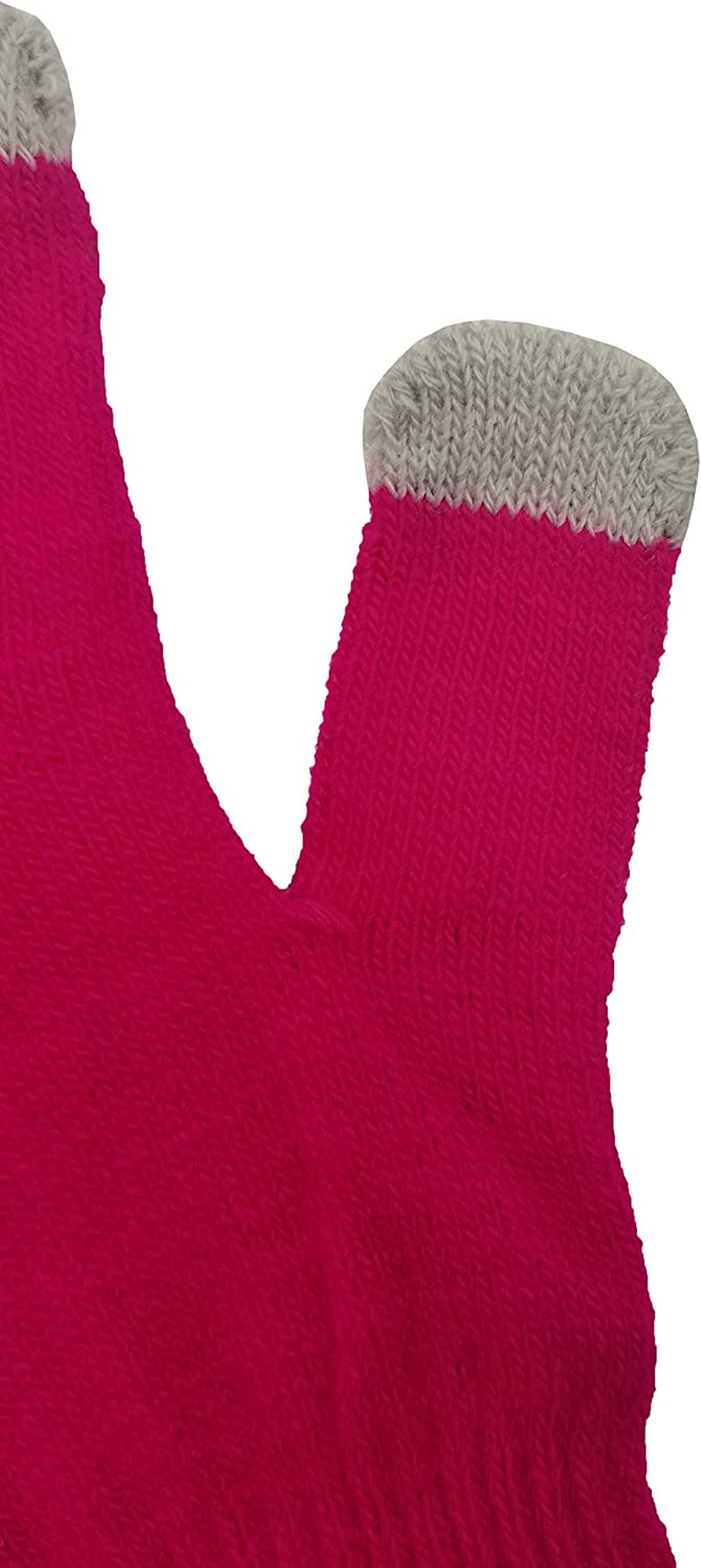 Winter Magic Gloves, 12 Pairs Stretchy Warm Knit Bulk Pack Mens Womens Apparel & Accessories > Clothing Accessories > Gloves & Mittens Winterlace