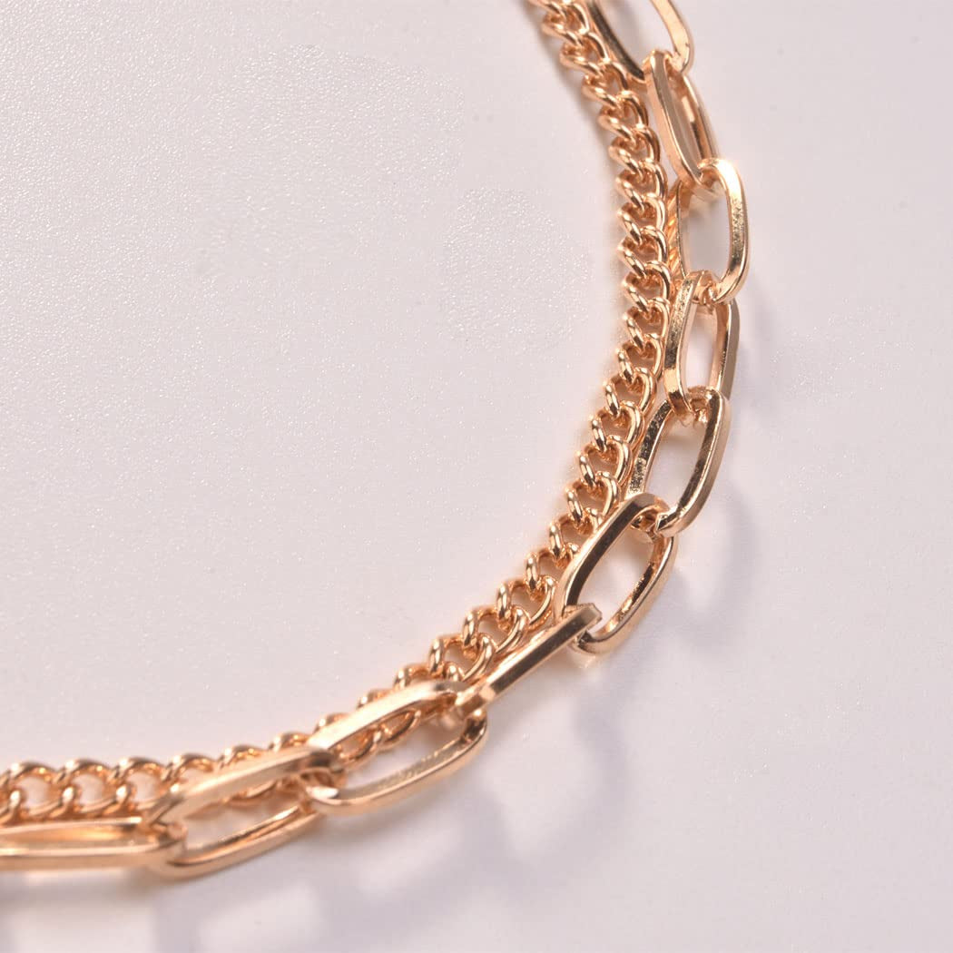 Generic Paper Clip Shell Anklet Bracelet Gold Pendant Ankle Chain Fashion Foot Jewelry for Women and Teen Girl Apparel & Accessories > Jewelry > Anklets Generic