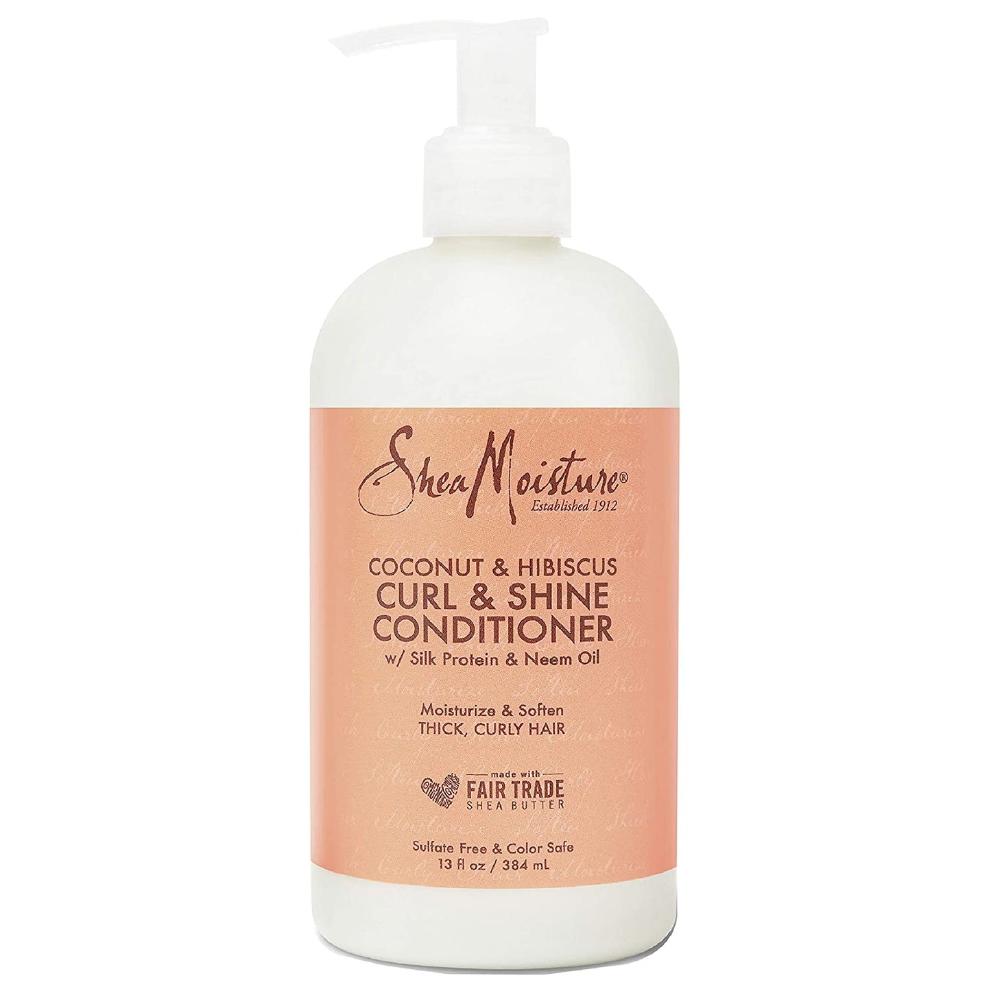 Sheamoisture Conditioner Curl Shine Silicone for Curly Hair Coconut Hibiscus Moisturize & Define 13Oz Health & Beauty > Personal Care > Hair Care SheaMoisture