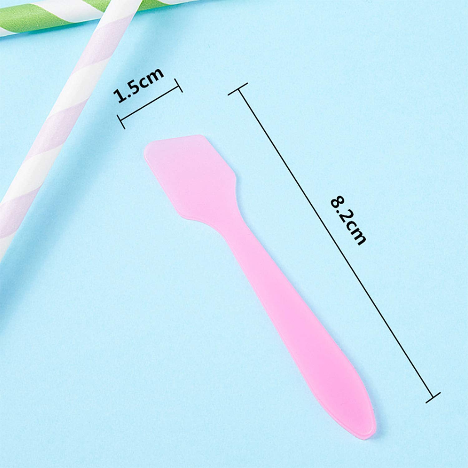 Goiio 100 PCS Cosmetic Spatula, 3.2'' Disposable Plastic Makeup Tools Spoon for Mixing and Sampling (Multi-Color) Health & Beauty > Personal Care > Cosmetics > Cosmetic Tools > Skin Care Tools Goiio