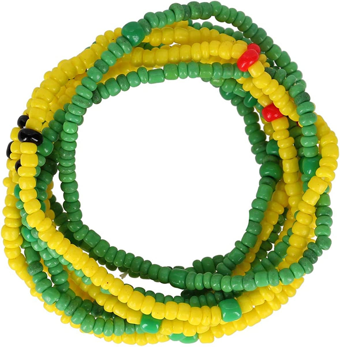 Taigood Waist Beads for Women African Waist Bead Body Chain, Beaded Belly Chain Body Jewelry Apparel & Accessories > Jewelry > Body Jewelry Taigood 2 Pieces set 13