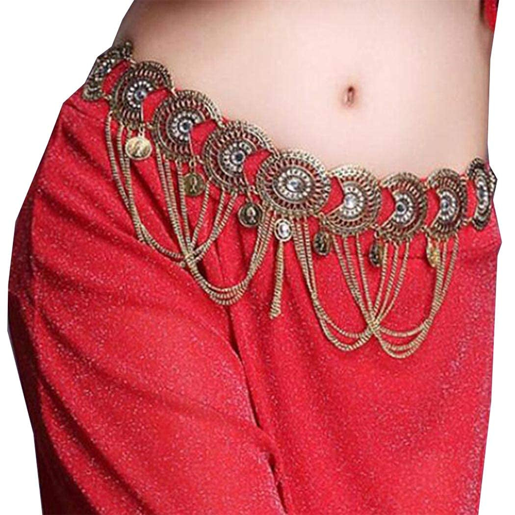 Brishow Gold Waist Chain Layered Body Chain Fashion Party Body Jewelry Accessory for Women and Girls (Gold) Apparel & Accessories > Jewelry > Body Jewelry Brishow