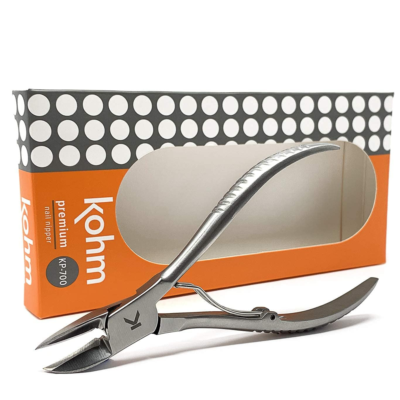 KOHM Ingrown Toenail Clippers for Thick Nails - 5" Long KP-700 Heavy Duty Stainless Steel Toe Nail Nippers Tool for Men, Women, Seniors & Adults - Professional Podiatrist Tool Health & Beauty > Personal Care > Cosmetics > Cosmetic Tools > Nail Tools wholehealthsupply