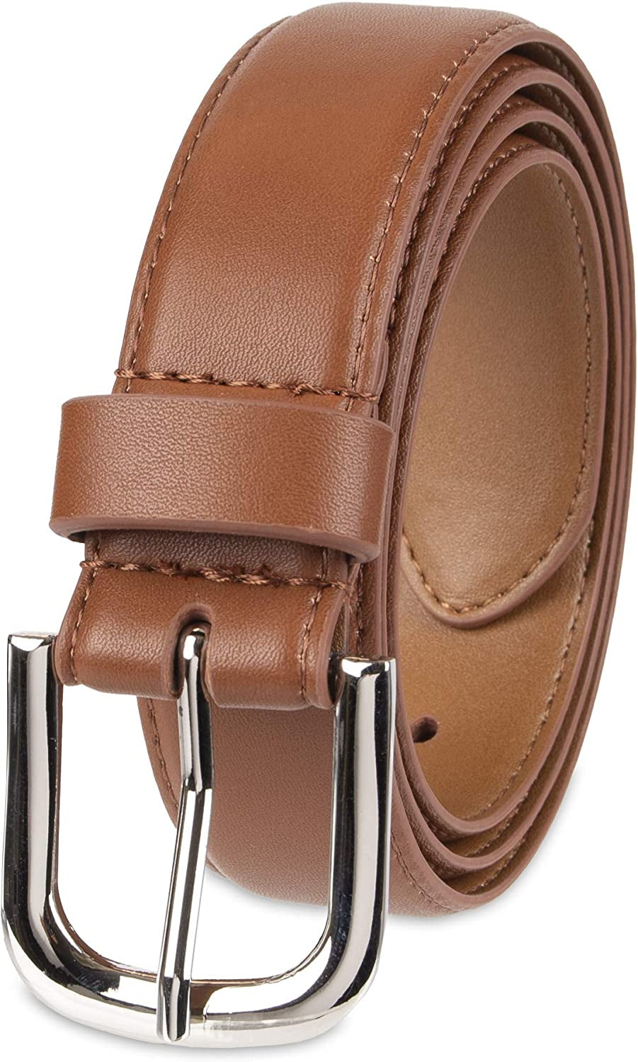 Essentials Women'S Casual Skinny Jean Belt with Single Prong Buckle Apparel & Accessories > Clothing Accessories > Belts KYLIE MAX Tan Small