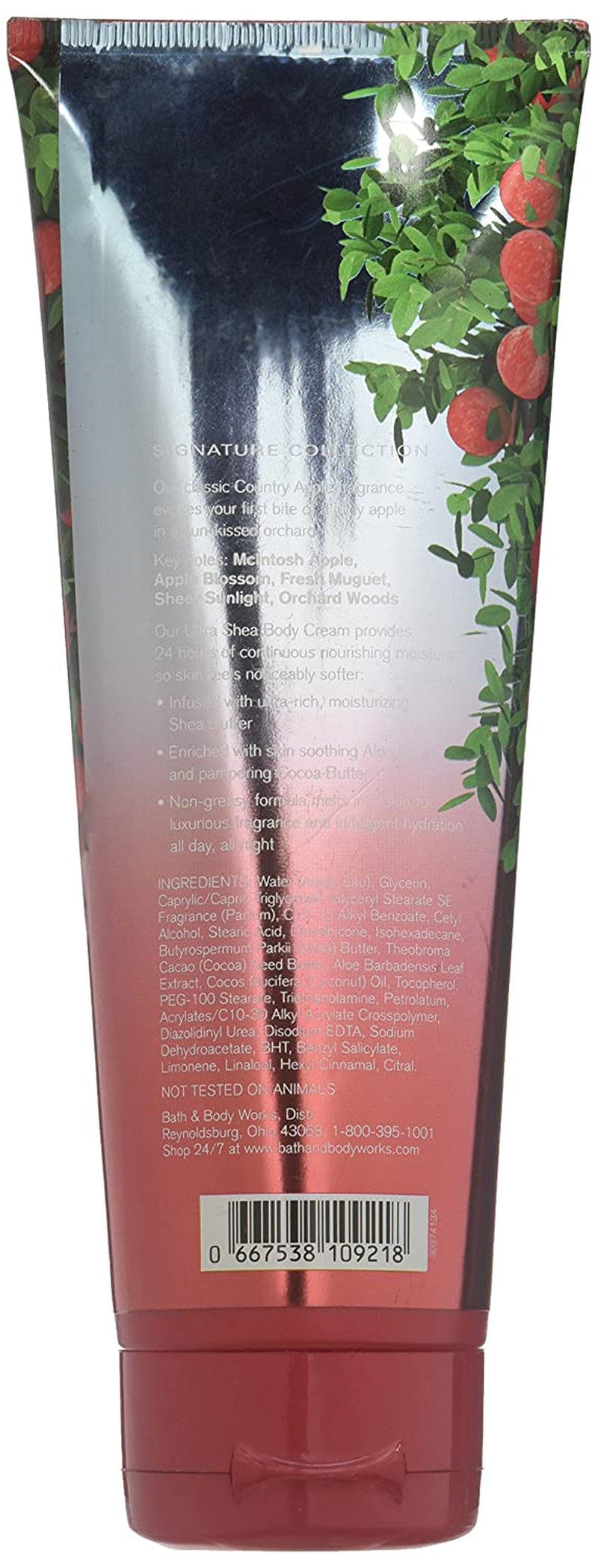 Bath & Body Works Country Apple Ultra Shea Body Cream, 8 Ounce Health & Beauty > Personal Care > Cosmetics > Bath & Body Bath & Body Works