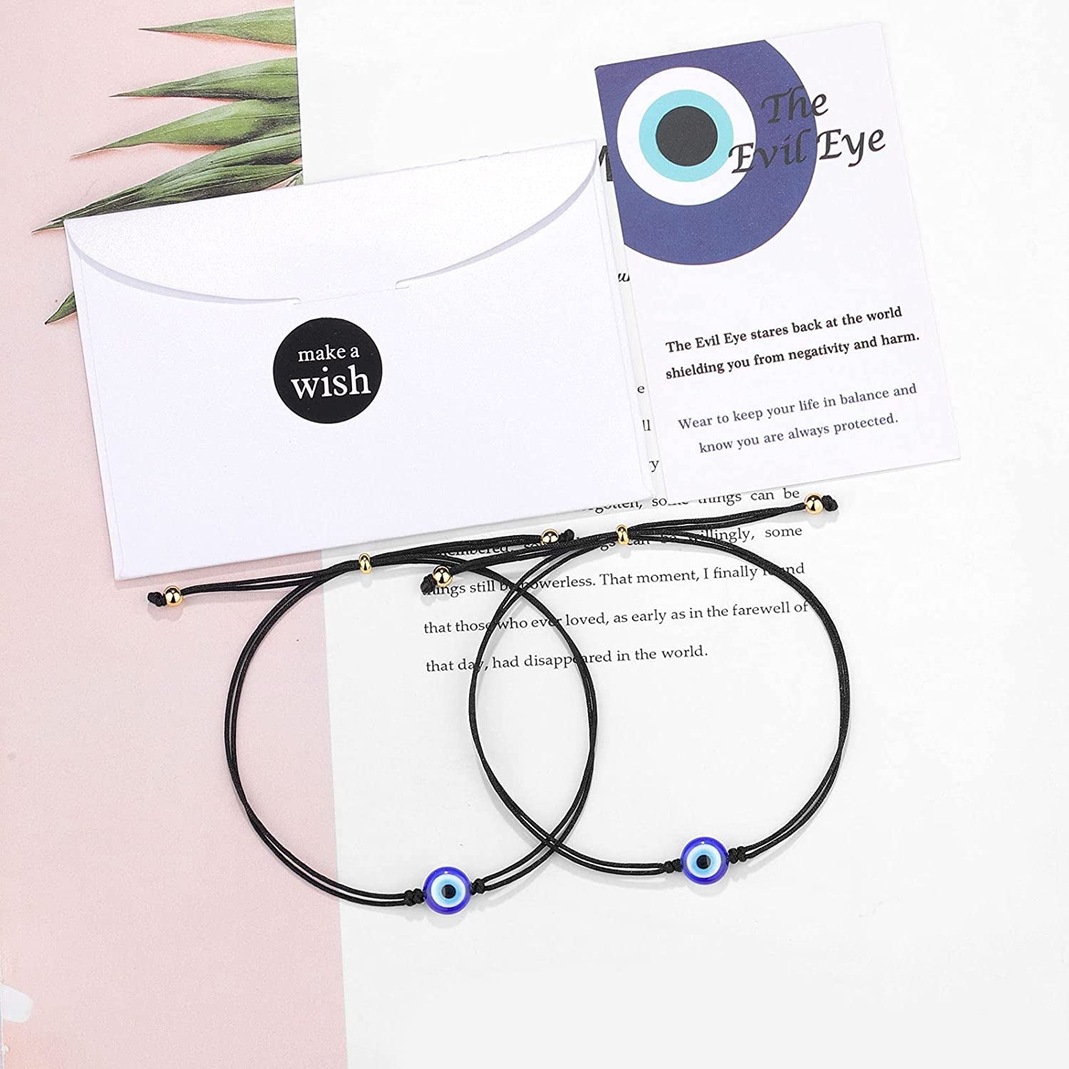 Evil Eye Bracelets/ Anklet Protection Ojo Turco Handmade String Bracele for Women Men Family Apparel & Accessories > Jewelry > Anklets UNGENT THEM