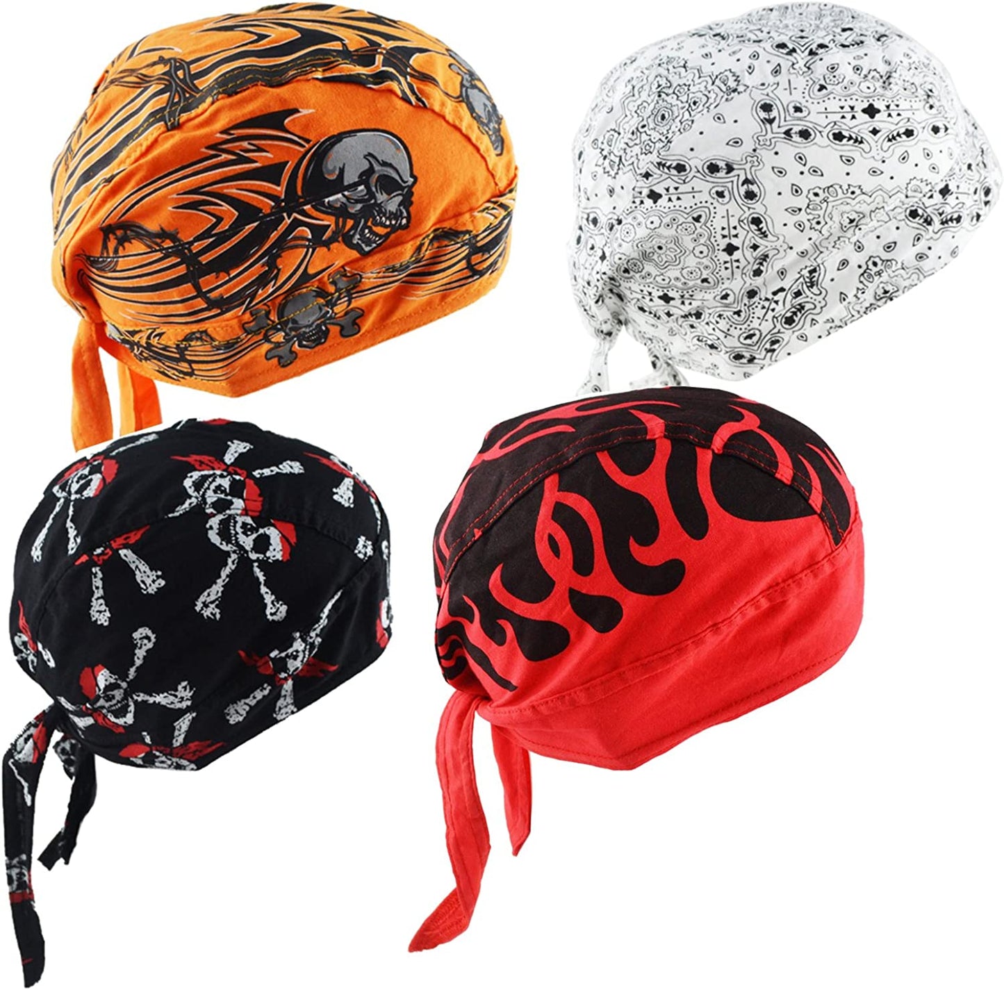 Cycling Doo RAG Skull Cap Hat Bandana Head Wrap Breathable Helmet Liner Apparel & Accessories > Clothing Accessories > Bandanas & Headties Yiwu Zhutong E-Commerce Co., Ltd Set6