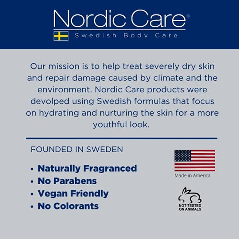 Nordic Care Foot Care Cream 6 Ounces. (Pack of 2) plus Hand Cream. Hydrates and Treats Severely Cracked Heels. Health & Beauty > Personal Care > Foot Care Nordic Care