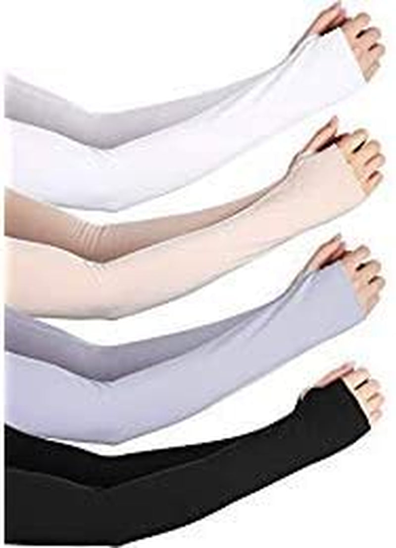 Bememo UV Protection Gloves Wrist Length Sun Block Driving Gloves Unisex Fingerless Glove Apparel & Accessories > Clothing Accessories > Gloves & Mittens Bememo Color Set 8 Elbow length