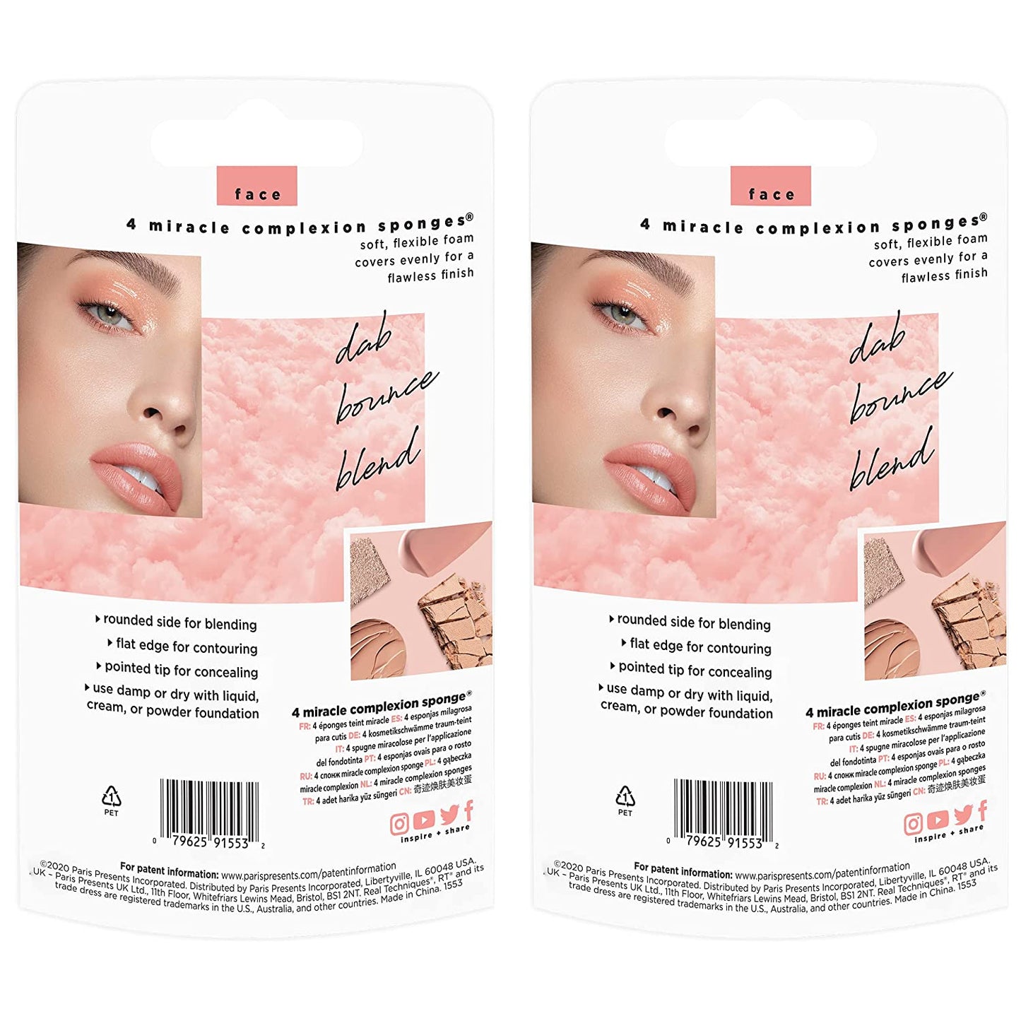Real Techniques Miracle Complexion Sponge, Beauty Sponge for Makeup Blending & Foundation Application, Full Coverage, Streak-Free Professional Makeup Tool, Cruelty Free, Vegan, Latex Free, 8 Count Health & Beauty > Personal Care > Cosmetics > Cosmetic Tools > Makeup Tools Real Techniques