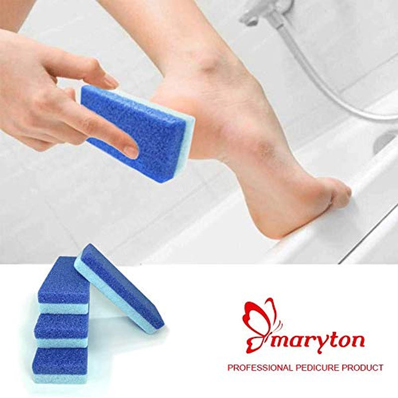 Maryton Foot Pumice Stone for Feet Hard Skin Callus Remover and Scrubber (Pack of 4) (Blue) Health & Beauty > Personal Care > Foot Care MARYTON