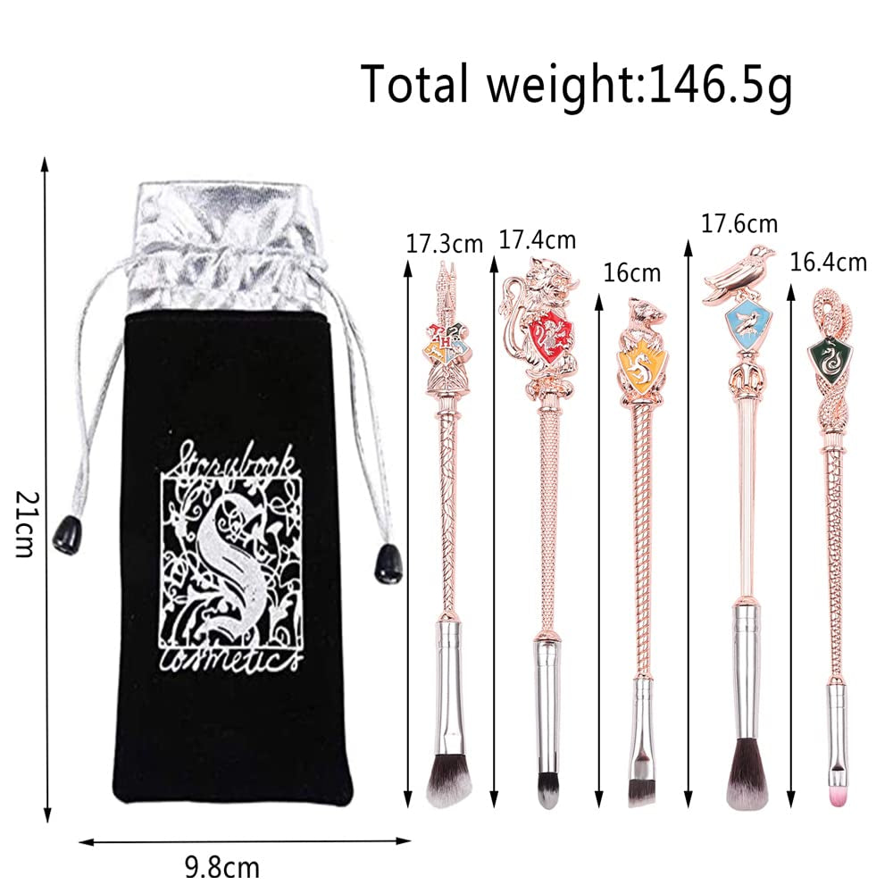 Potter Makeup Brushes, 5Sets Potter Makeup Brushes Magic for Foundation Eye Shadow Eyeliner Blending Pencil Lip Brush Beauty Tools Health & Beauty > Personal Care > Cosmetics > Cosmetic Tools > Makeup Tools LSKUIKDS