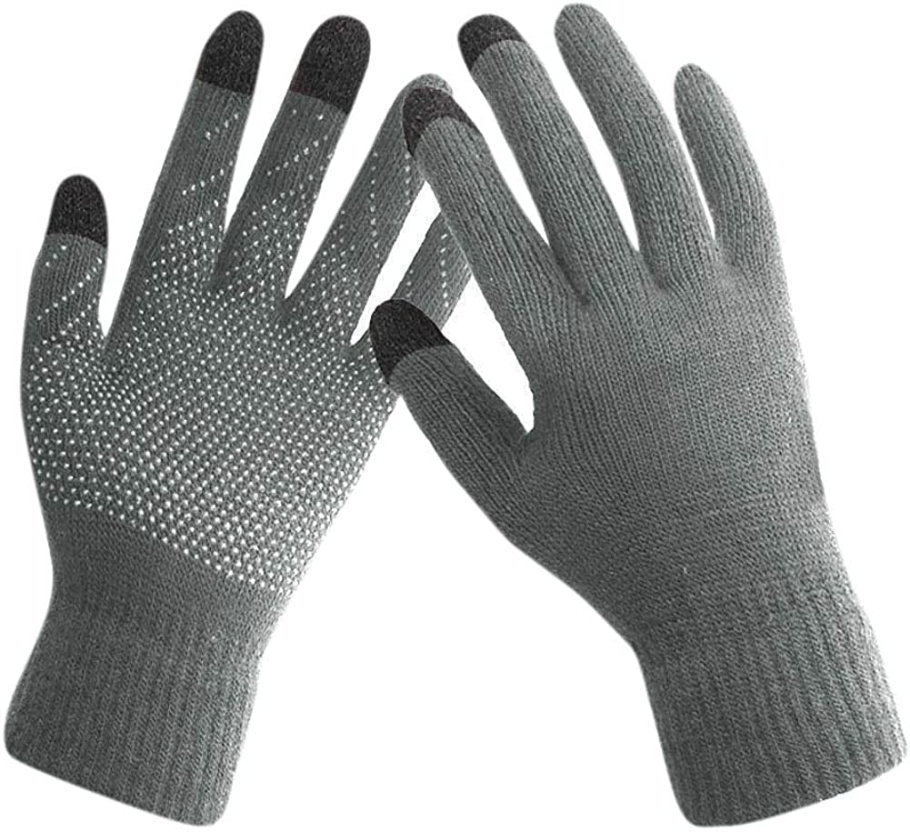 HINDAWI Winter Slouchy Beanie Gloves for Women Knit Hats Skull Caps Touch Screen Mittens Apparel & Accessories > Clothing Accessories > Gloves & Mittens HINDAWI