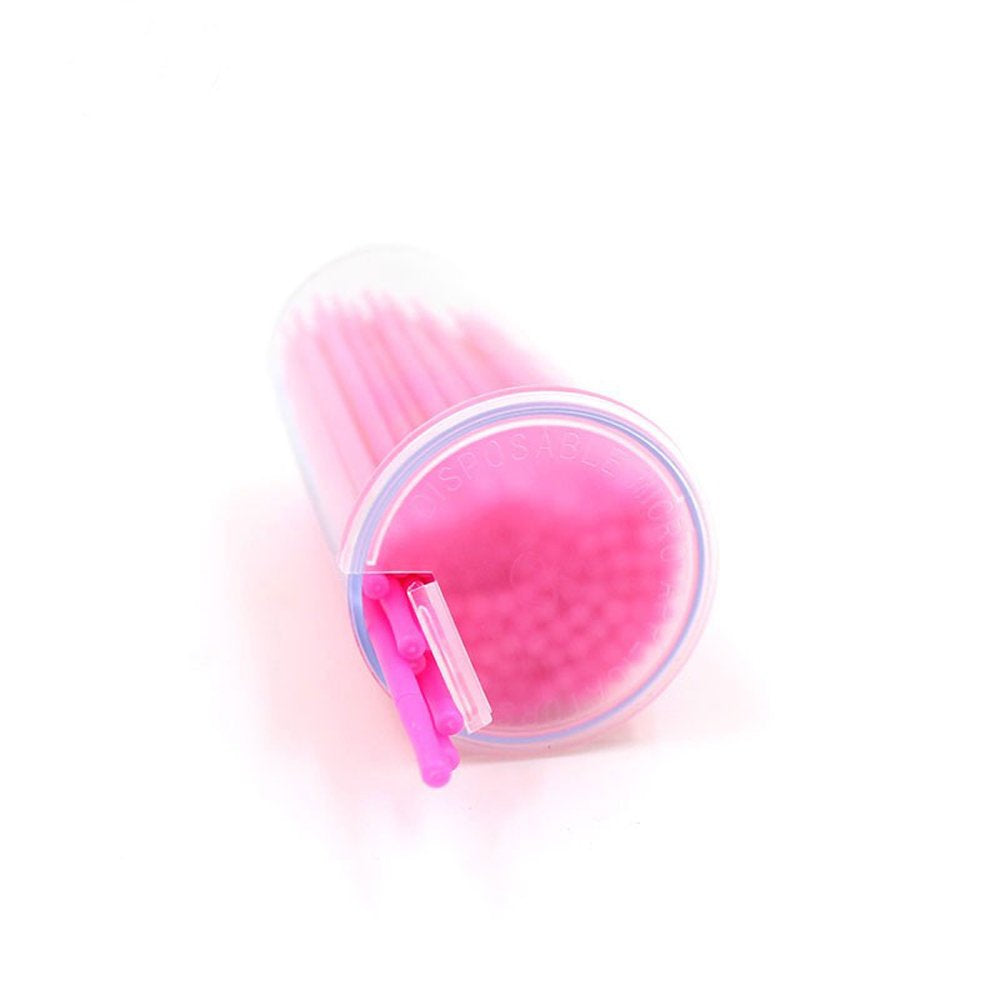 Flyitem 400 Pcs Pink Professional Regular Disposable Micro Mascara Applicator Brush Bendable Individual Eyelash Extension Mini Fiber Swabs Eye Lash Makeup Cosmetic Tool (Pink) Health & Beauty > Personal Care > Cosmetics > Cosmetic Tools > Makeup Tools FlyItem