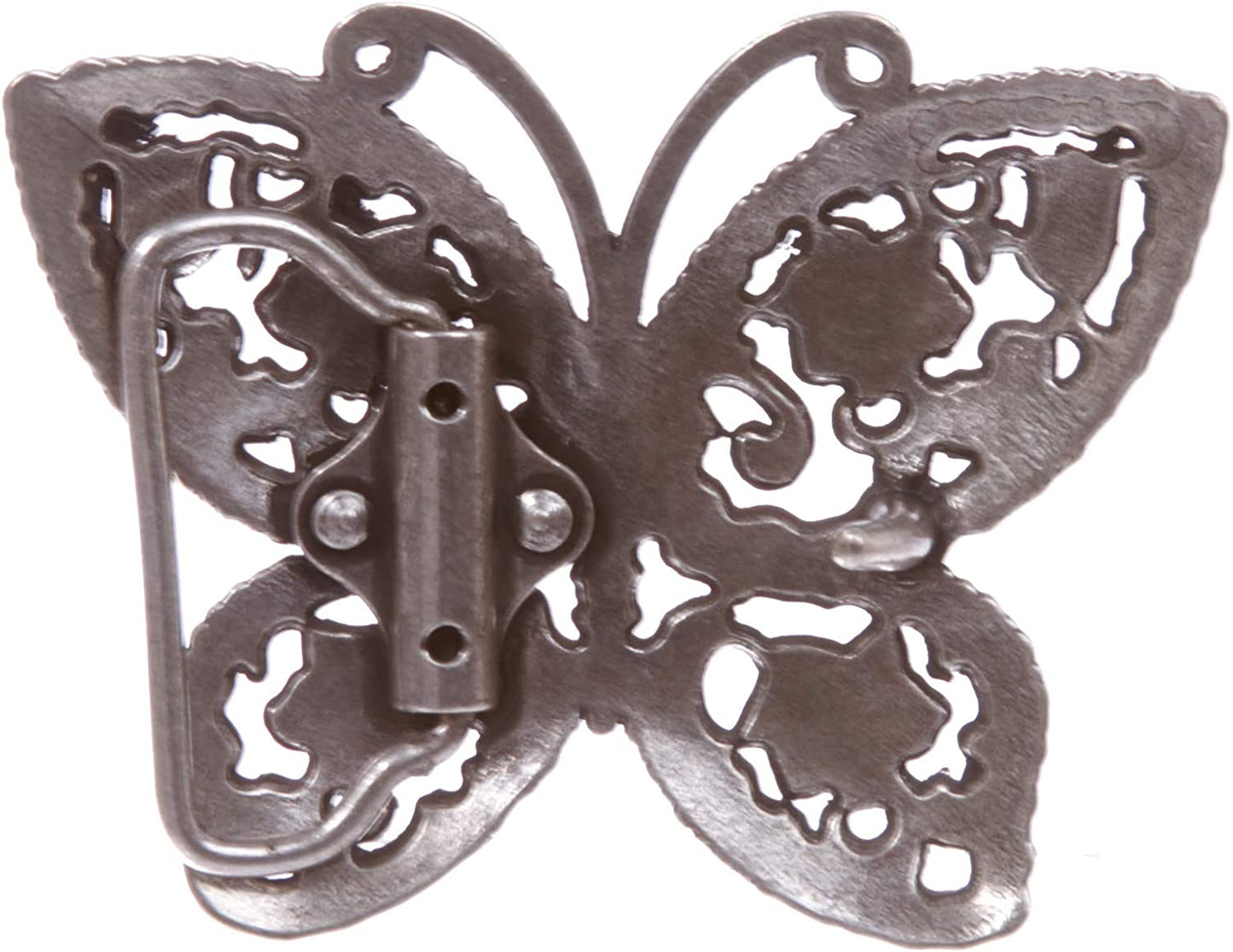 Perforated Rhinestone Butterfly Belt Buckle Apparel & Accessories > Clothing Accessories > Belt Buckles beltiscool