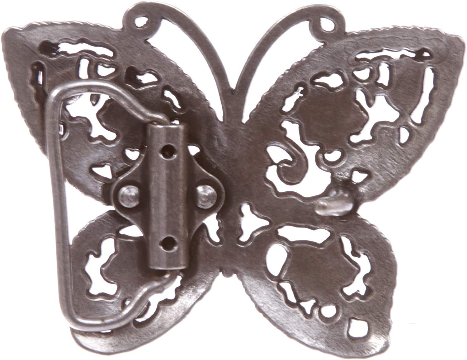 Perforated Rhinestone Butterfly Belt Buckle Apparel & Accessories > Clothing Accessories > Belt Buckles beltiscool