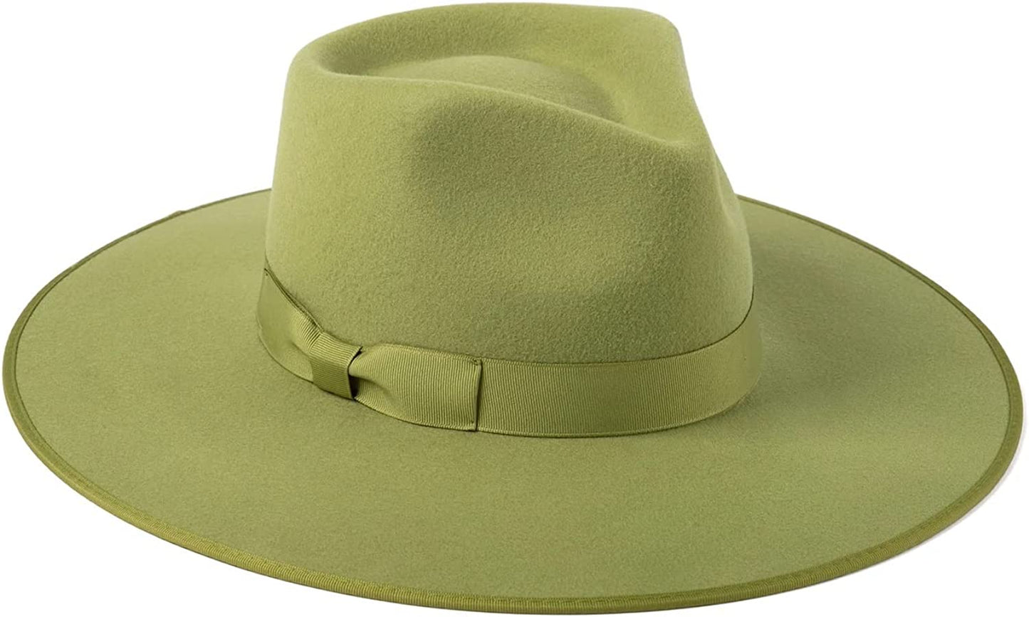 Lack of Color Women'S Rancher Fedora Hat Apparel & Accessories > Clothing Accessories > Hats Lack of Color Cactus Green Medium